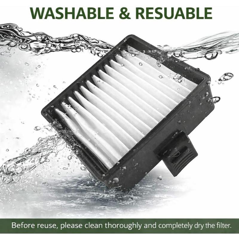 Vacuum Filter Replacement Compatible with Ryobi P712 P713 P714K 18V Hand Vacuum Cleaner, Air Filter Support Assembly Replace A32VC04 533907001