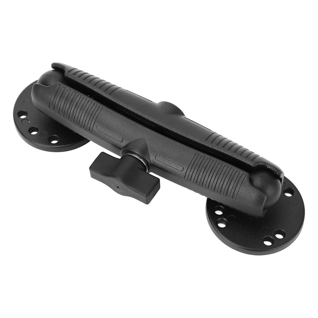 1in Double Ball Mount with 2 AMPS Round Plates Aluminum Alloy Fish Finder Mount 17 Cm Double Socket Arm for Garmin