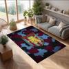 Aston Villa Voetbal Print Kristal Fluweel Tapijt, Comfortabel Waterabsorberend Antislip Binnen Vloerkleed