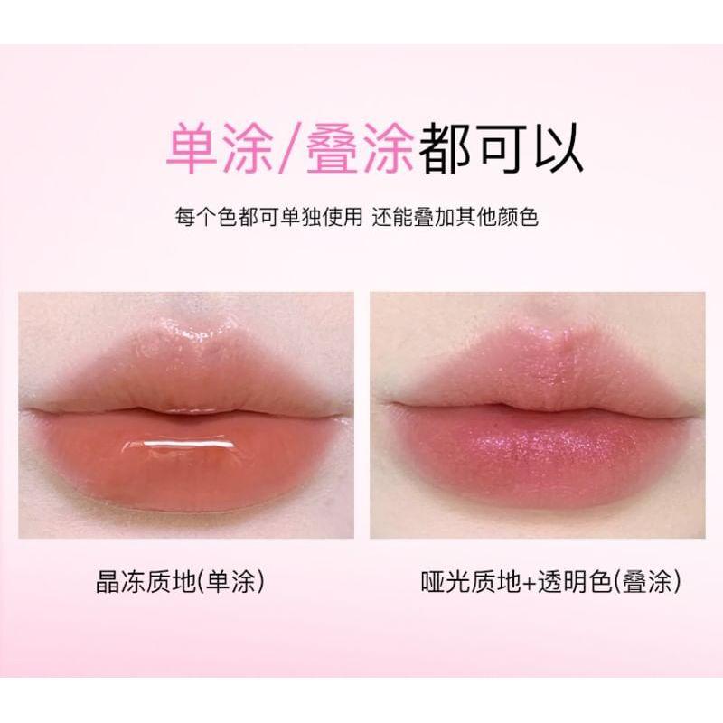 GELLA'S - Dualeffect Lip & Cheek Blush Palette - S01#Latte
