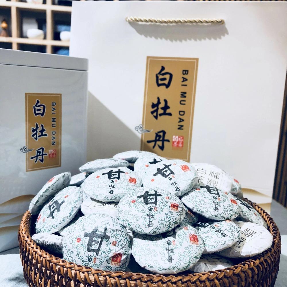 250g FuDing white tea Bai mu dan cake Lao Bai Cha Old aged Small Pai Mu Tan tea