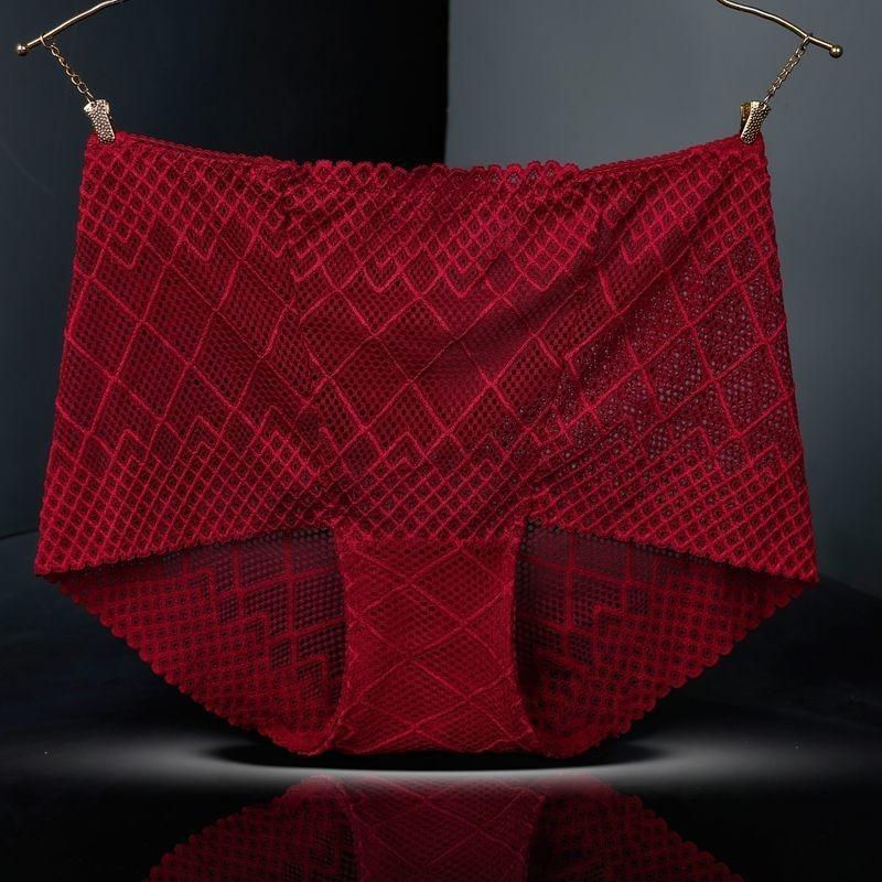 Σέξι Δαντελωτά Εσώρουχα για Γυναίκες με Ανοιχτή Μέση με Κοιλιακή Συμπίεση Άνετα Αναπνέοντα Καλοκαιρινά Τριγωνικά Εσώρουχα από Διχτυωτό Καθαρό Βαμβάκι