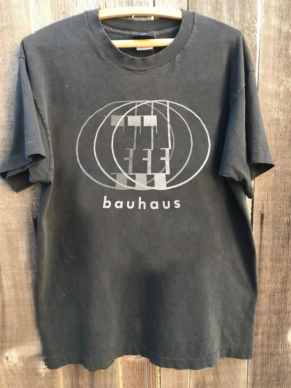 Bauhaus Classic Logo Resurrection Spirit Peter Murphy Charcoal T-shirt NH15101 XXL