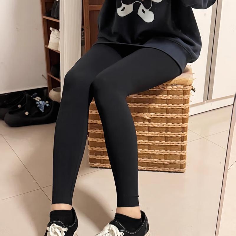 

Женские термобрюки «акула» с высокой талией из овечьего вельвета M