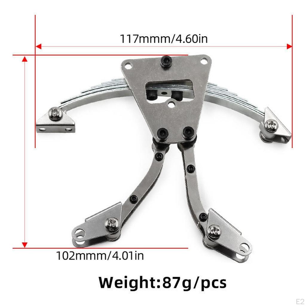 Rear Suspension DIY Parts Kit Stainless Steel Repair Part Replacement Accessories for 1: 14 RC