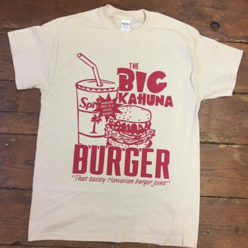 Big Kahuna Burger Graphic TShirt Short Sleeve Unisex Pulp Fiction Tees Vintage Casual White Tops Fashion Cotton Unisex Shirt