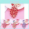 Exquisiter Strass Pfau Metall Schlüsselanhänger Entzückender Taschenanhänger Kreatives Accessoire Geschenk