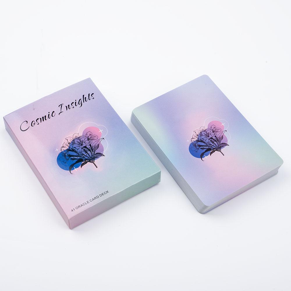 Cosmic Insights Tarot Deck 41 Oracle Cards English Version Deck Divination Party Toy Entertainment Wiccan Supplies