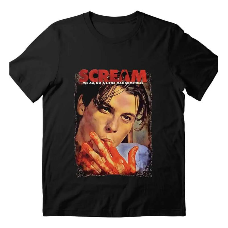 Camisas Scream Friends Sleeve Billy Birthday Loomis Movie Cu S разноцветный