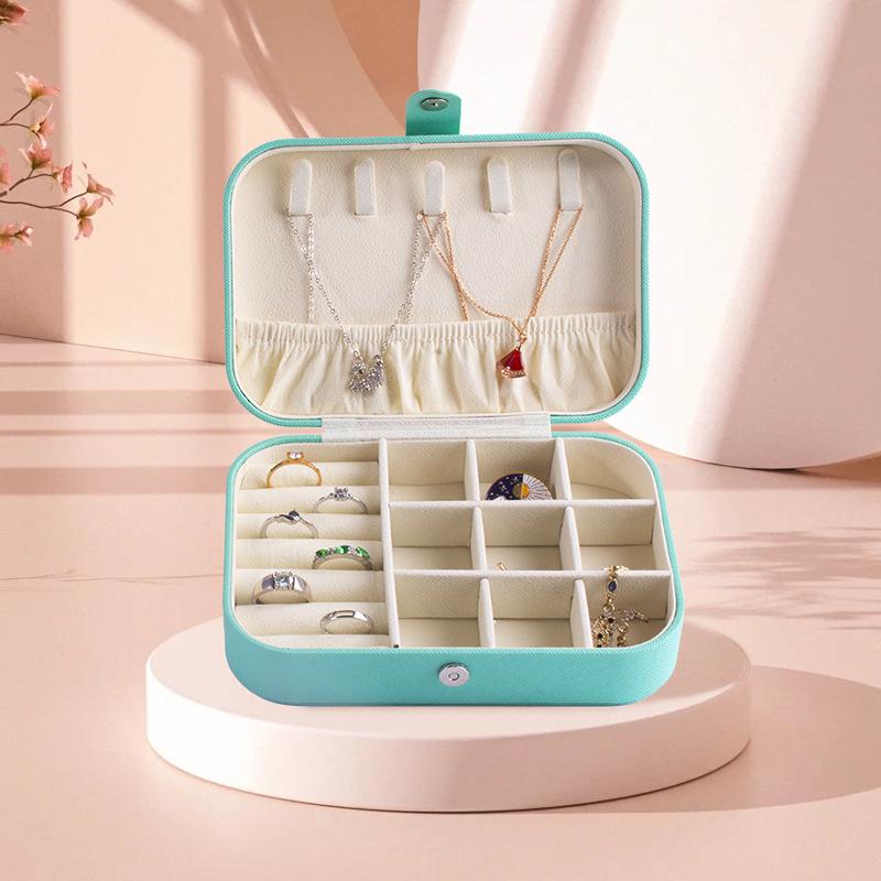 Portable Jewelry Box European Princess Travel Korean Hand Jewelry Jewelry Bag Earrings Ring Small Storage Box