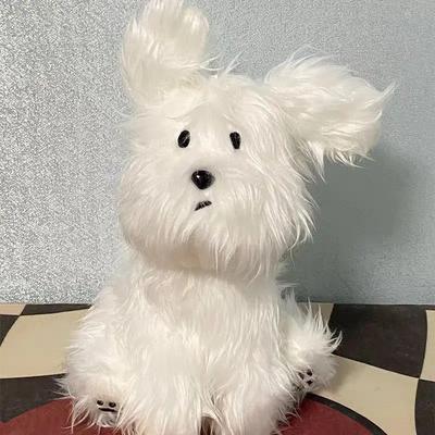 25/35CM Peluche Chiot Kawaii à Long Poil Jouet en Peluche Mignon Dessin Animé Animal en Peluche Doux Poupée Chien Oreiller Jouet pour Enfants Cadeau d'Anniversaire