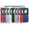 Electroplated Plastic Hard Shell Phone Case for Samsung Galaxy Z Flip 6 5 4 Flip 6 Flip 5  Flip 4 Fall Prevention Shockproof Cover