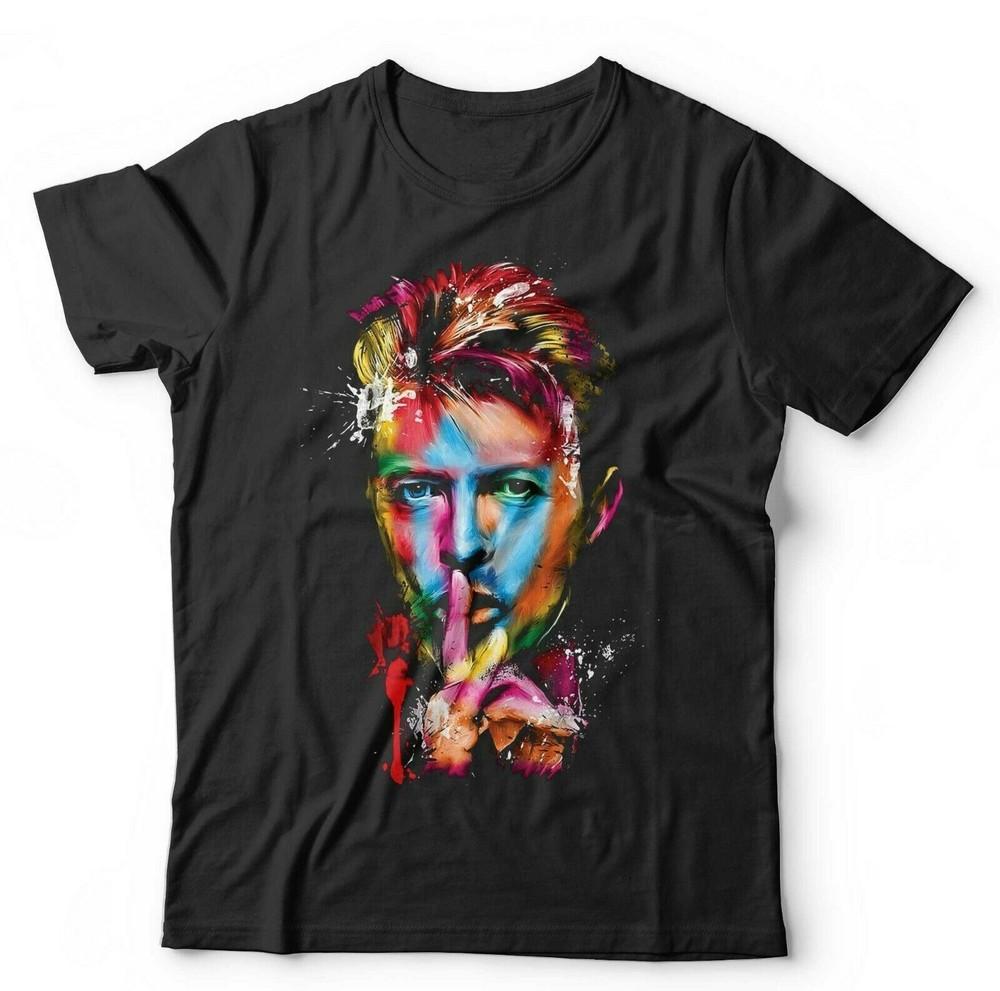 

Bowie Tshirt Colour Portrait Unisex and Kids - Music, Ziggy Stardust, Glam, Pop 2XL