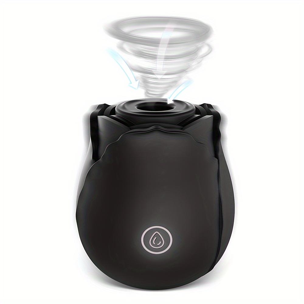 ALWUP Rechargeable Rose Shape Massage Vibrator, 10 Suction Modes, USB Magnetic Charging, Adult Products Sex Toys
