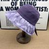 Internet Celebrity Summer Big Eaves Tulip Sunscreen Bucket Hat Female UV Protection Face Small Visor