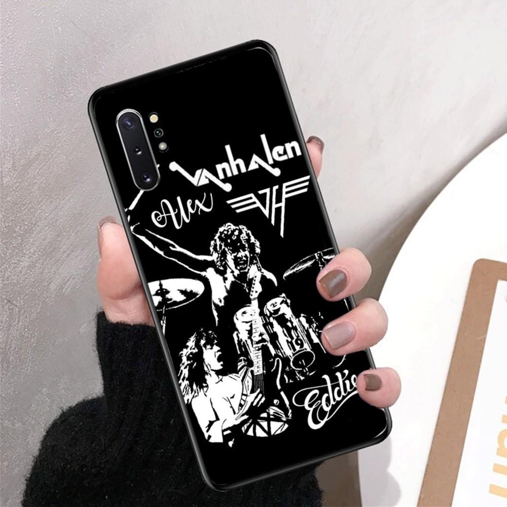 E-Eddie V-Van-Halen Music Guitar Phone Case For Samsung Note 8 9 10 20 Pro Plus Lite M 10 11 20 30 21 31 51 A 21 22 42 02 03