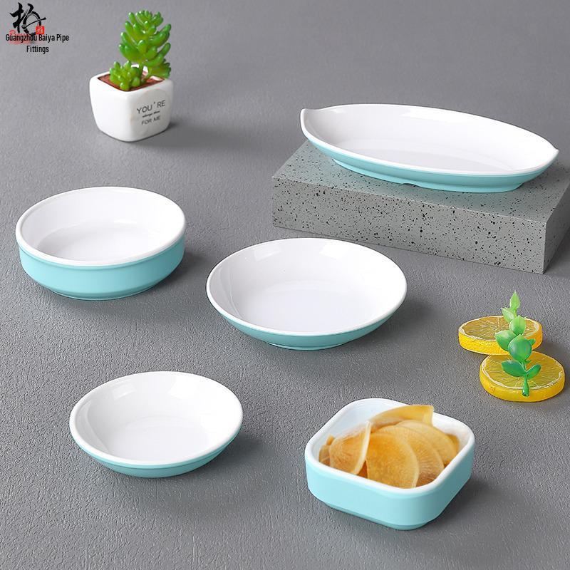 Melamine Tableware: Creative Dipping Sauce & Seasoning Plate for Restaurants