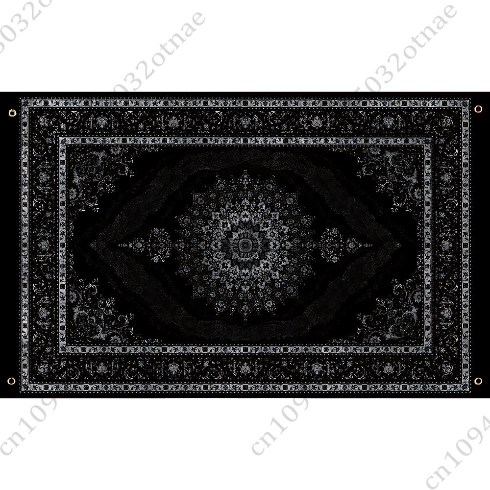 Persian Carpet Floral Pattern Flag Tapestry Funny Banner For College Dorm Room Bedroom Outdoor Living Room Wall Art Decor Party