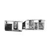 2Pcs Flap Hinges Cabinet Door Flap Hinge 90 Degree Folding Invisible Hinges Furniture Fitting Home Cabinet Furniture Hardware