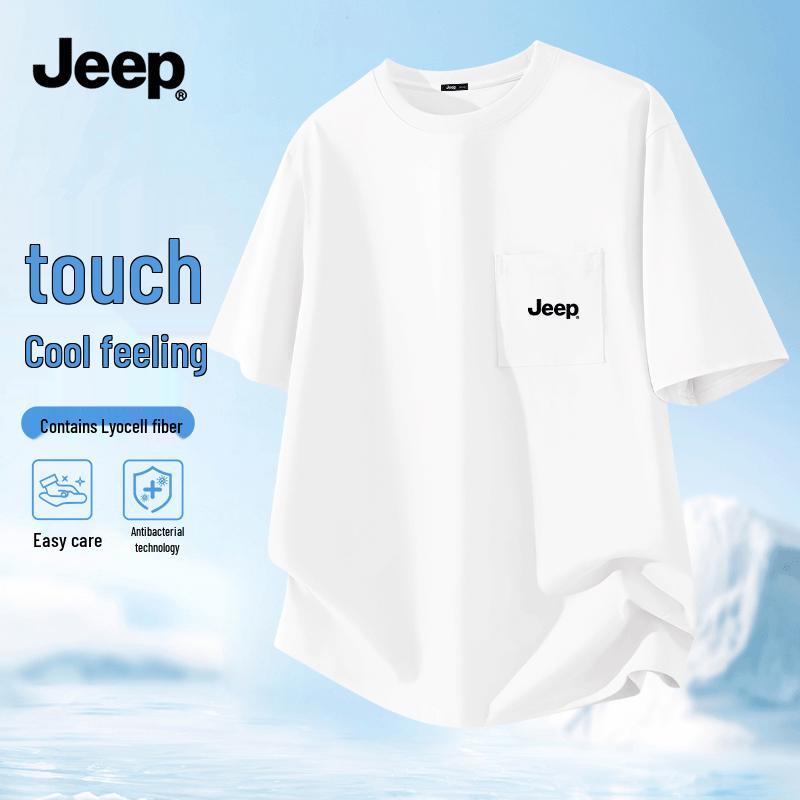 JEEP Men s Lyocell Blend Breathable Short Sleeve T-Shirt XL