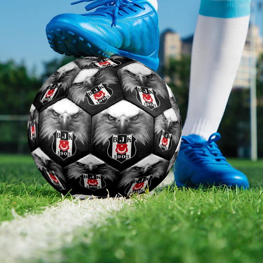 1pc Besiktas Gymnastics Club Soccer Ball Size 5 Indoor Soccer Ball Fashion Colorful Backyard Game - Great For Sports Fans Gift HE9