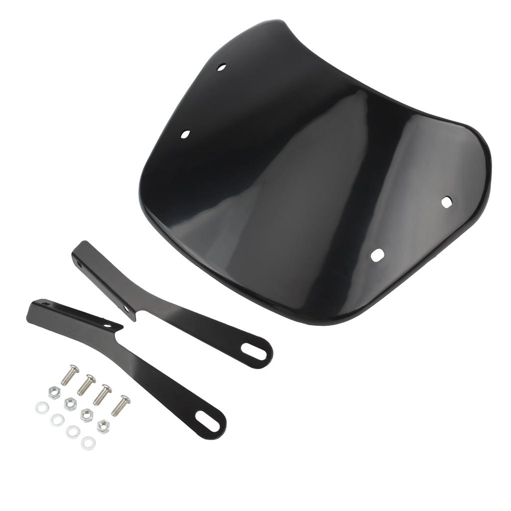 For Honda NAVi 5-7Inch Retro Motorcycle Modified Headlight Windshield Front Windscreen Deflector For Yamaha Kawasaki Suzuki
