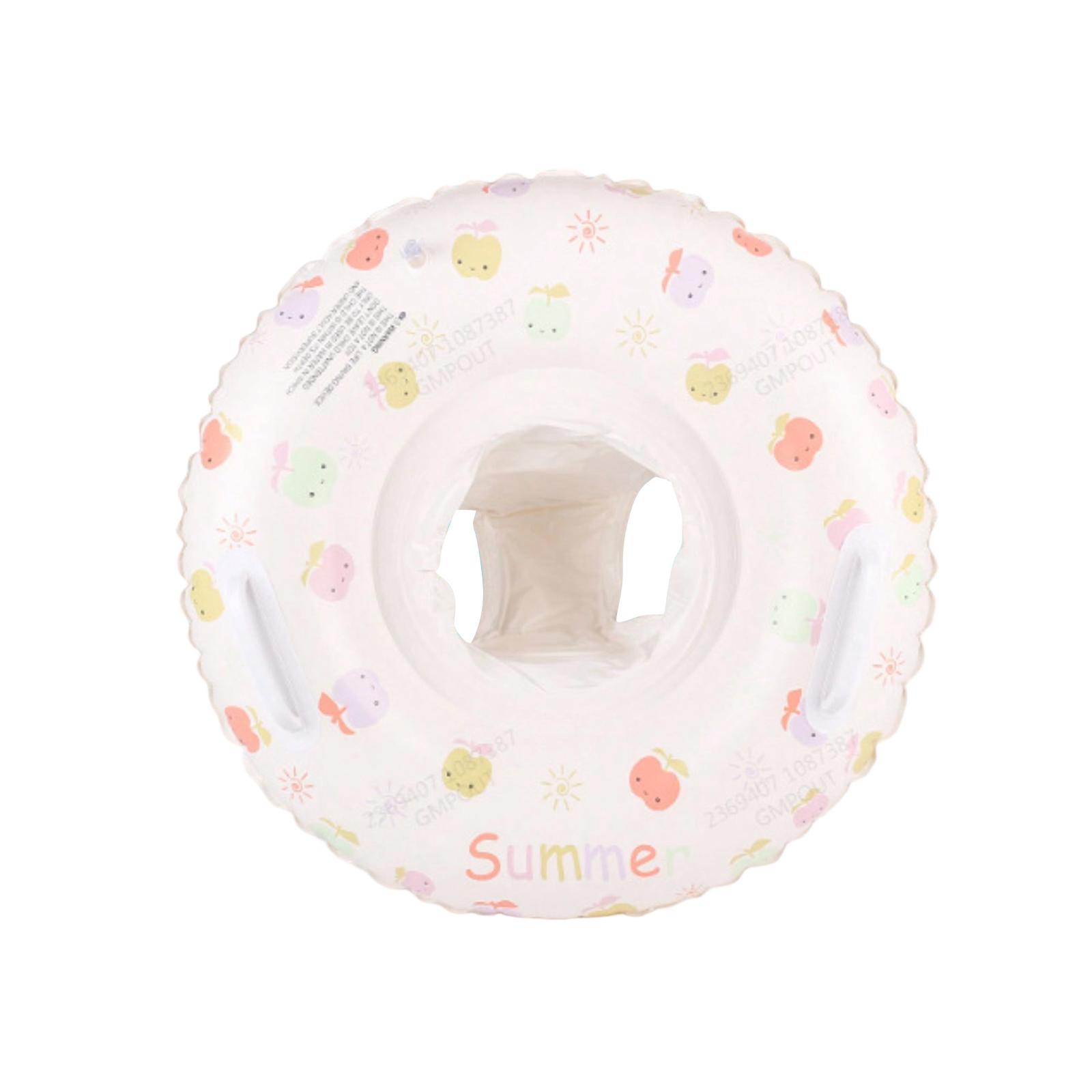 

Infant Baby Swimming Ring with Leg Holes Adjustable Seat for Toddlers Safety Support and Comfortable Floatation 50cm Diameter One Size