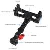 Magnetic Phone Holder Tripod Mount Clamp Aluminum Alloy with Cold Shoe Mount 1/4 " Screw for Smartphone