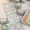 Sweet Town New Product Little Bear Little Bear Delicious Snacks Cute Girl Cutting Film Sticker Roll Tape Journal Sticker