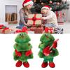 Electric Christmas Tree Plush Toy 8 Songs Continuous Play Glowing Swinging Singing Dancing Cute Elec