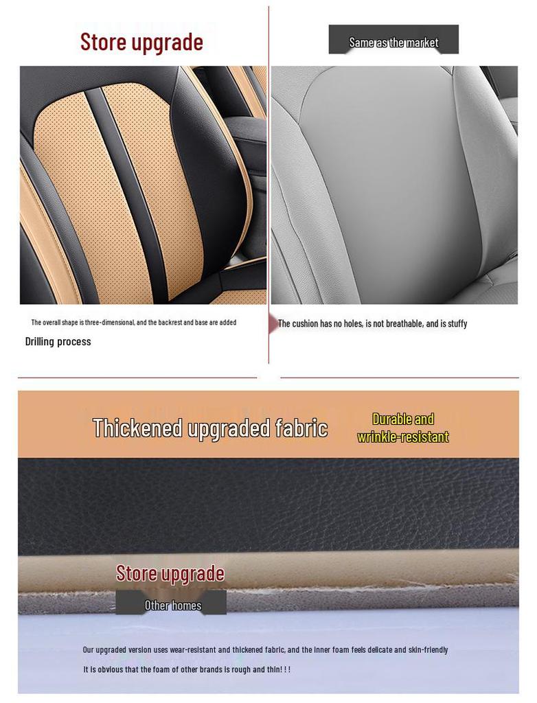 Galaxy L6 Car Seat Cover 2023 Model 1.5T - Full Surround Cushion for High & Low-End Models