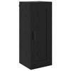 Wall Mounted Cabinet Black Oak Effect 34.5 X 34 X 90 Cm
