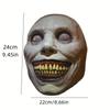 Halloween COS Exorcist Smiling White Face White Eyes Demon Mask Horror Mask Masquerade Haunted House Horror Mask Role Play