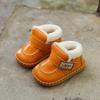 Infant Toddler Boots Winter Baby Girls Boys Snow Boots Warm Plush Soft Bottom Genuine Leather Outdoor Kids Children Shoes