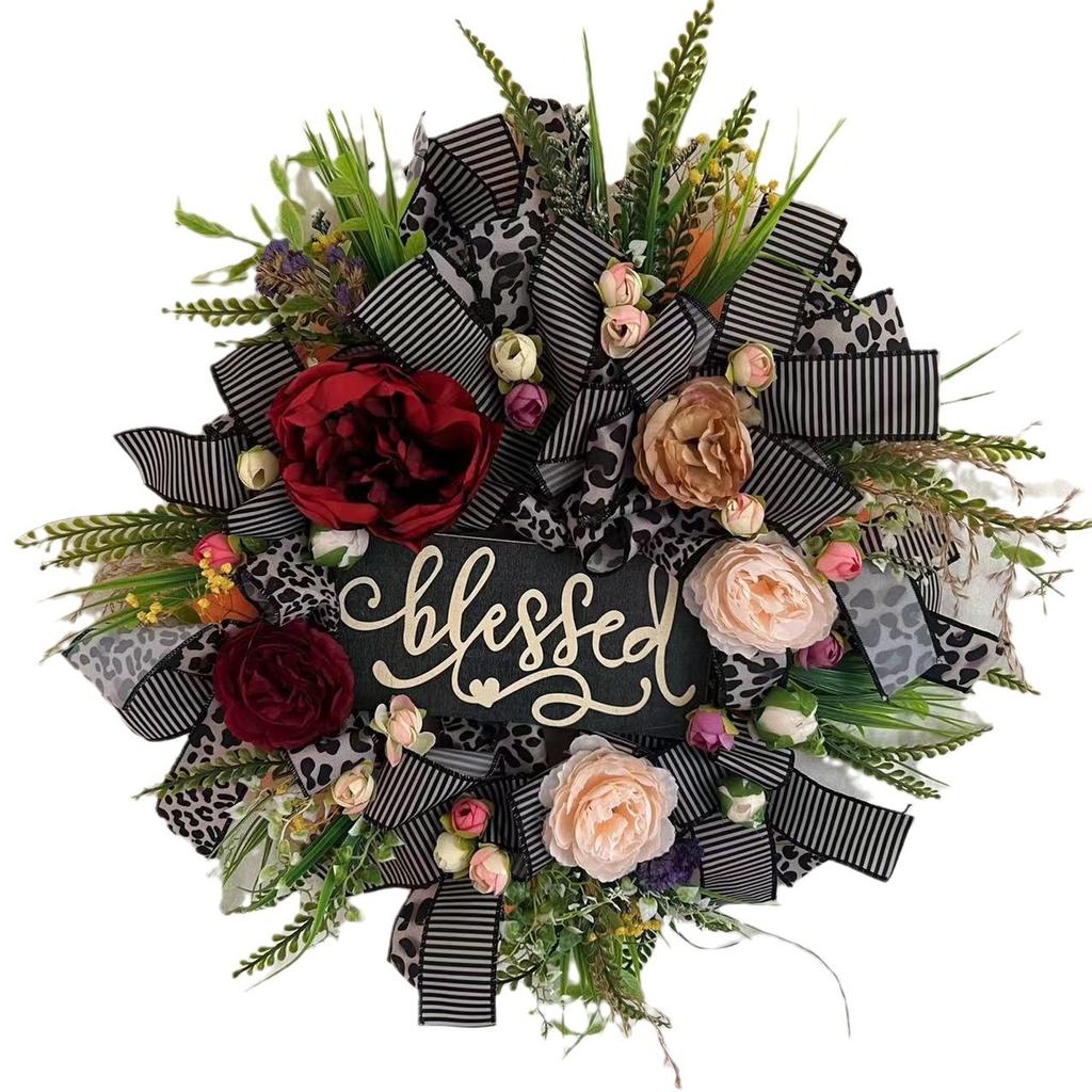 Fall Wreath Year Round Beautiful Rustic Wreaths Thanksgiving Front Door Christmas Wreath Garden Home Decor