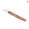 1/3Pcs 0.5Mm Dreadlock Crochet Needle Hook Bamboo Handle Hooks Tools Making