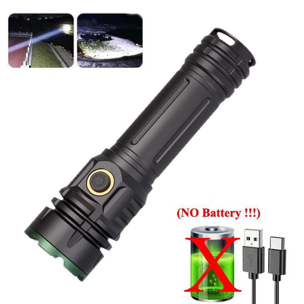 2000LM Super Bright Led Flashlight Rechargeable Torch Long Range Tactical Handlamp for Outdoor Camping Lantern