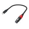 USB C to XLR Female Microphone Cable Type C Male to XLR Female Mic Studio Audio Cord USB C to XLR Microphone Audio Cable