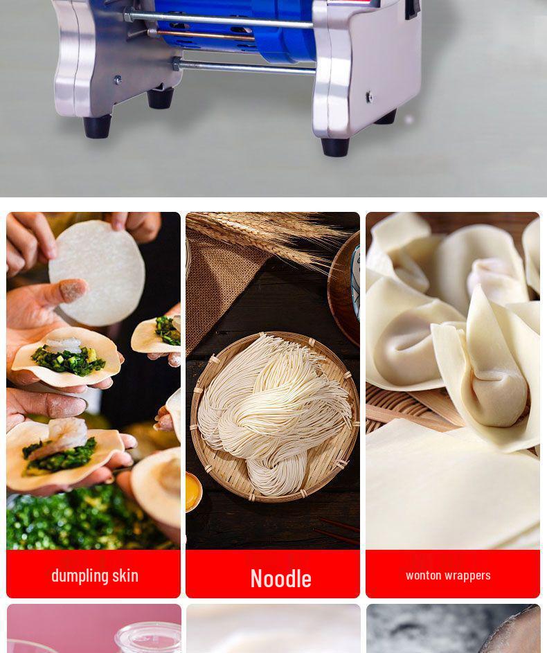 Automatic Stainless Steel Electric Dough & Noodle Press for Home & Small Business