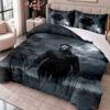 Halloween Michael Myers 3Pcs Bedding Set Duvet Cover With Two Pillowcases For Bedroom Home Decoration