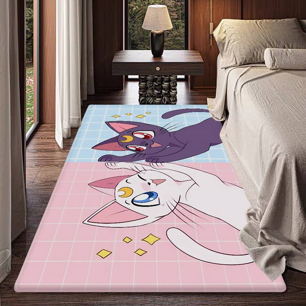 ANIME S-SAILOR-MOON Door Mat Washable Non-Slip Living Room Sofa Chairs Area Mat Kitchen Doormat Area Rug