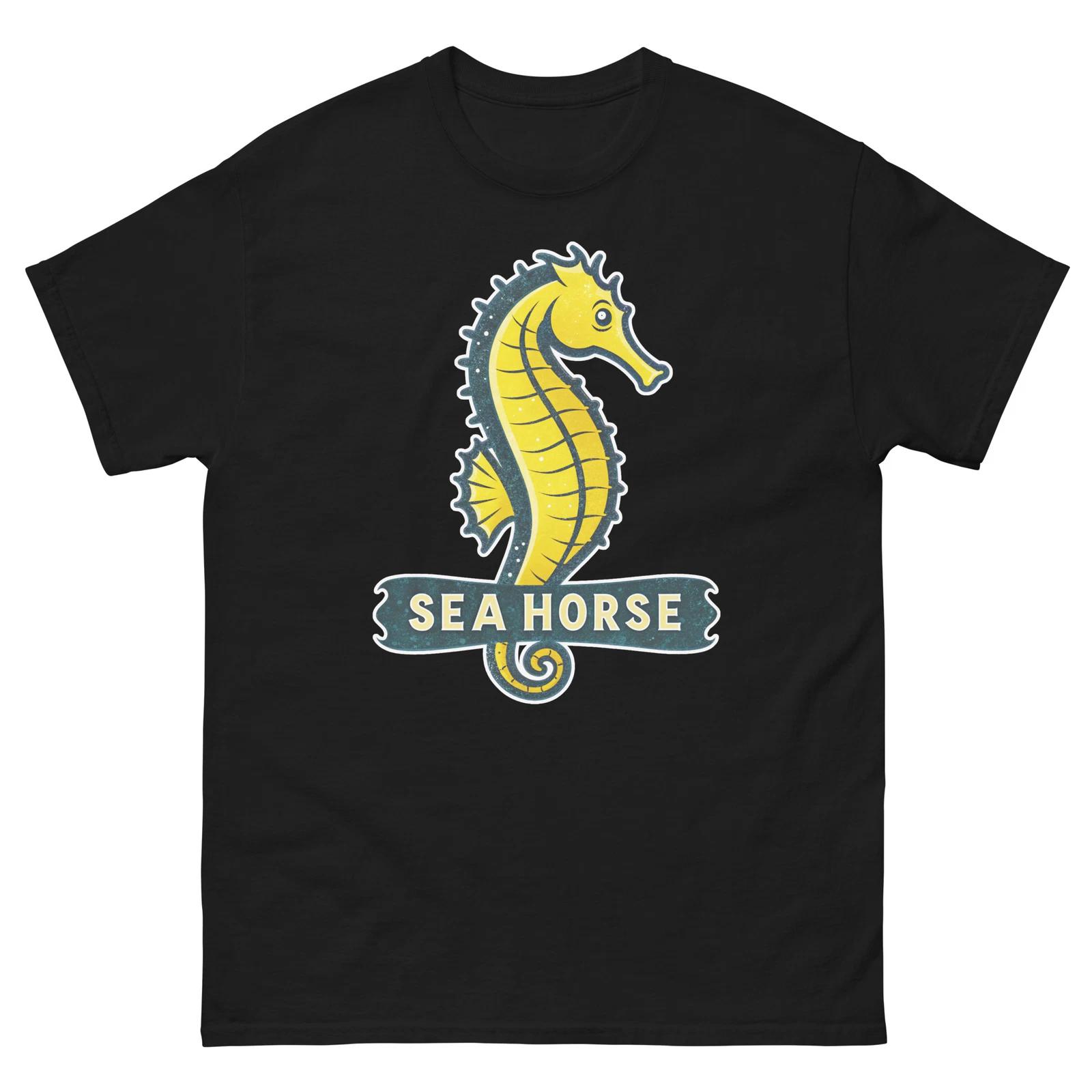 Sea Horse Animal Nature Wonderful Amazing T-Shirt 3XL