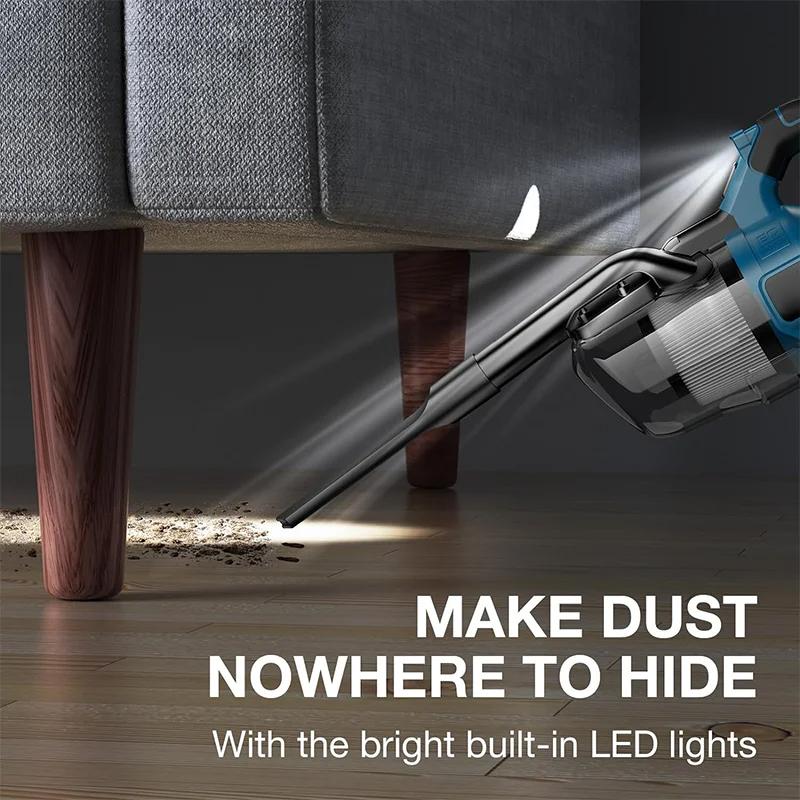 Cordless Handheld Vacuum Cleaner Fit Makita 18V Battery Portable For Floor Industrial Construction Carpet Car Pet Hair Cleaning