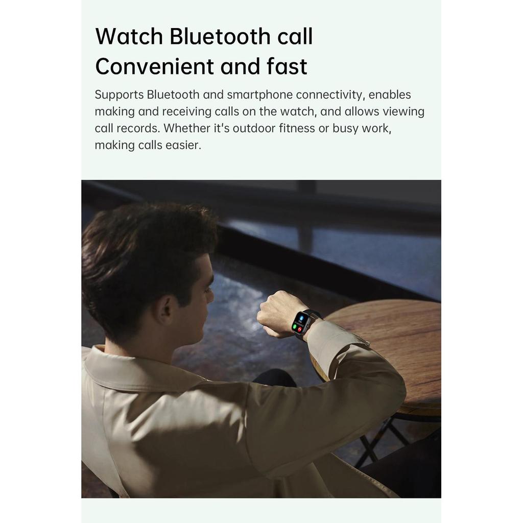 Smartwatch für Männer und Frauen, Geschenk, Voll-Touchscreen, Sport-Fitness-Uhren, Bluetooth-Anrufe, digitale Smartwatch