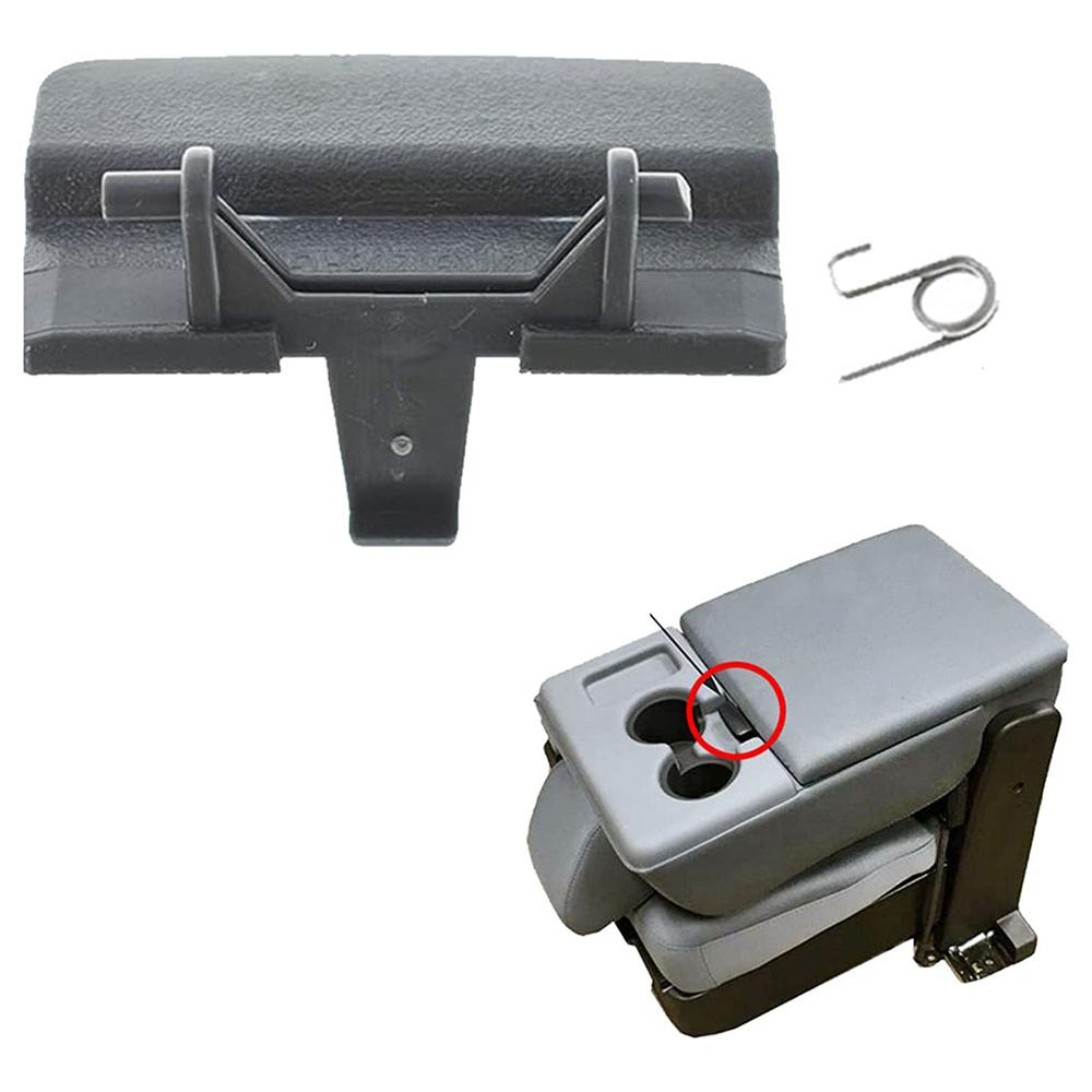 Gray Center Console Jump Seat Lid Latch For 10-18 Ford F-150 F150 BL34-18672A66