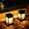Solar Mini Lantern: Outdoor Courtyard Atmosphere Light with LED Beads - Portable Garden Hanging Candle Light