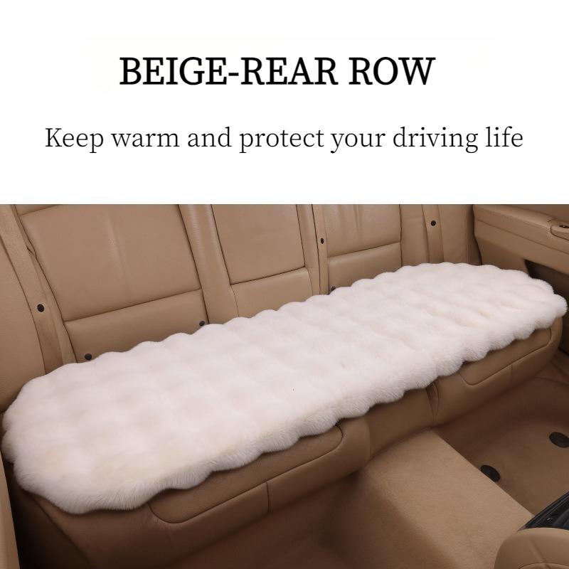 Plush Car Seat Cushion Set All-Season Soft Foam Padding with Thermal Insulation & Non-Slip Design Fit for Cars, SUVs, Trucks Winter & Everyday Use