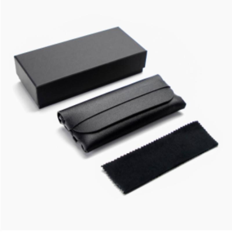 

Классический черный - Солнцезащитные очки в оправе Футляр для очков Набор из трех предметов Футляр для солнцезащитных очков Мягкий чехол Набор коробок для солнцезащитных очков Портативный