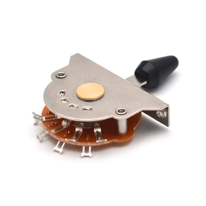 Heavy Duty 3/4/5 Way Electric Guitar Pickup Lever Switch Guitar Pickup Selector Switch for Guitar with 3 Plastic Tip