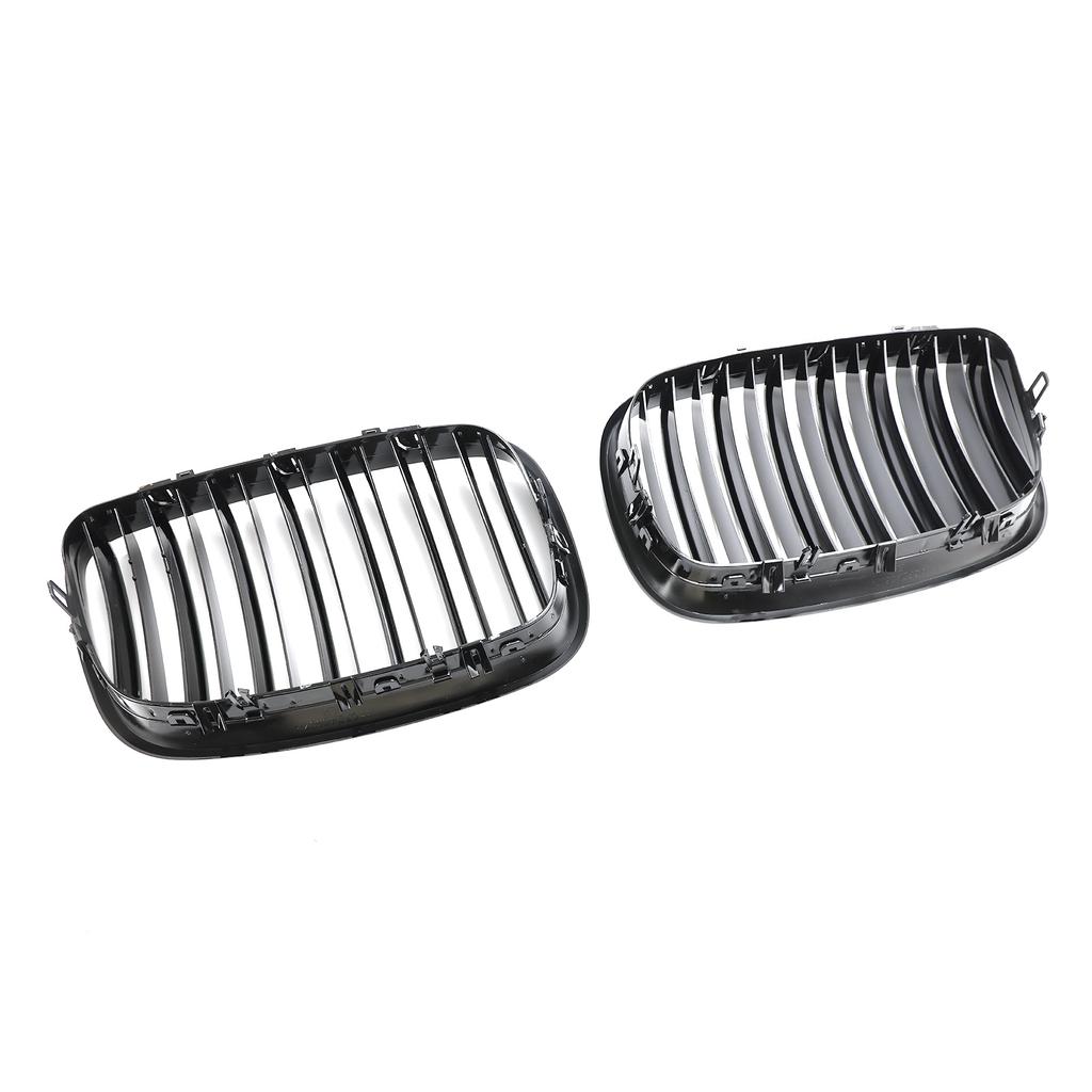 Front Bumper Kidney Grille Grill Fit BMW X5 E70 X6 E71 2007-2013 Gloss Black
